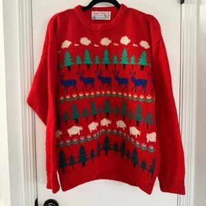 Vintage Wool Christmas Sweater